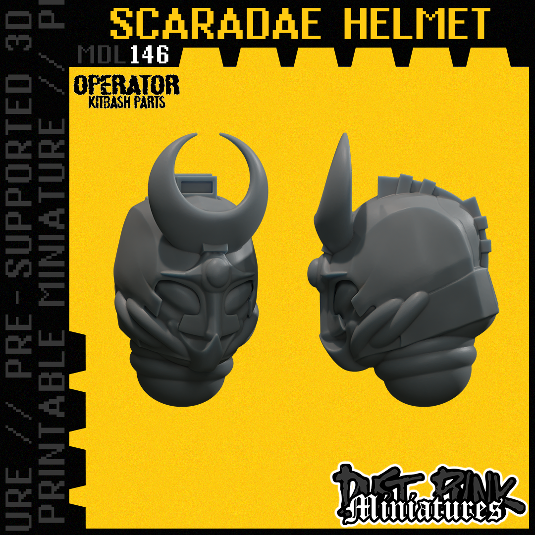 MDL146 SCARADAE HELMET [PRE-SUPPORTED]